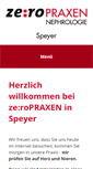 Mobile Screenshot of dialyse-speyer.de